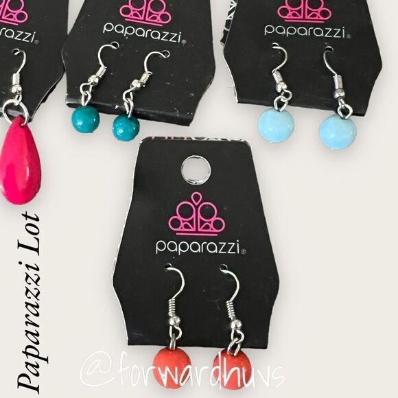 Paparazzi Lot NWT x 7 | 6 Pair Earrings | 1 Bracelet - Picture 4 of 7